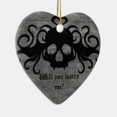 Gotisch huwelijksaanzoek keramisch ornament (Rechts)