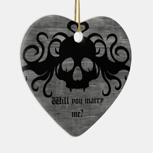 Gotisch huwelijksaanzoek keramisch ornament (Rechts)