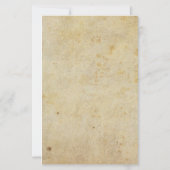 Gotisch Huwelijksprogramma met Oud Papier en Donke (Achterkant)