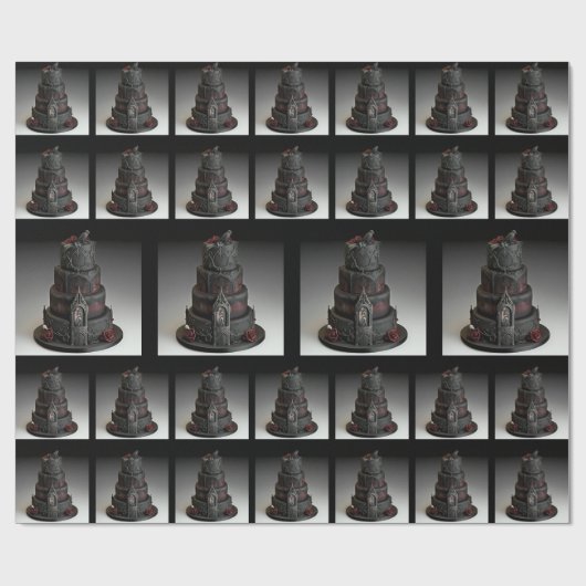 gotisch inpakpapier (Vlak)