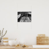 Gotisch interieur van kerk poster (Keuken)