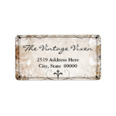 Gotisch Ironwork en Skulls Label (Voorkant)