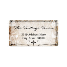  Gotisch Ironwork en Skulls Label