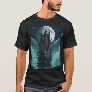 Gotisch Kasteel Design - Mysterieus kunstwerk T-shirt