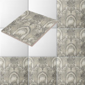 gotisch kasteelpatroon tegeltje