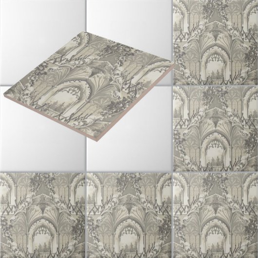  gotisch kasteelpatroon tegeltje