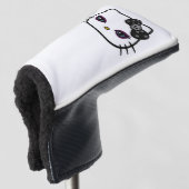 Gotisch Kat Putter Hoesje Golfheadcover (3/4 voorkant)