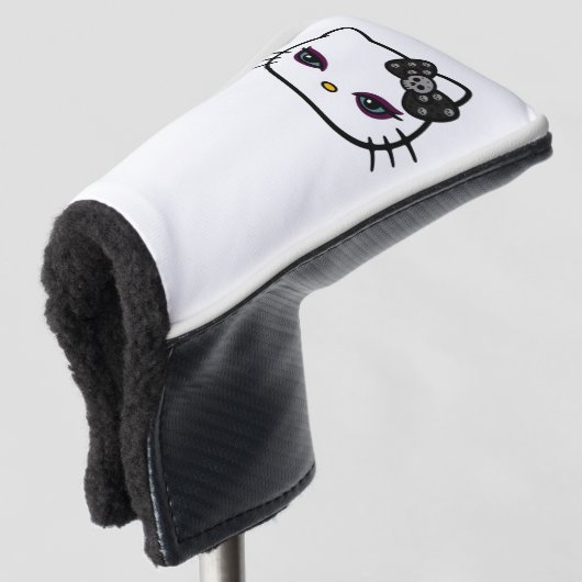 Gotisch Kat Putter Hoesje Golfheadcover (3/4 voorkant)