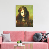 Gotisch Keltisch Meisje Verpakt Canvas Afdruk (Insitu (Woonkamer))