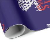 Gotisch kerstinpakpapier cadeaupapier (Rol Hoek)