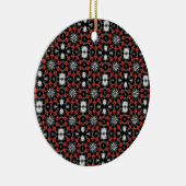 Gotisch kerstontwerp keramisch ornament (Rechts)