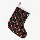 Gotisch kerstontwerp kleine kerstsok (Voorkant (Hangend))