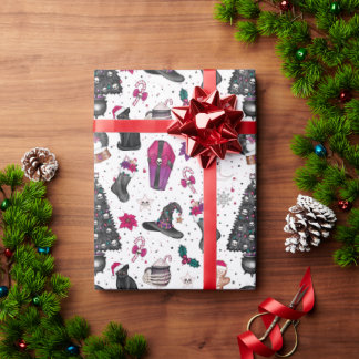Gotisch kerstpapier cadeaupapier