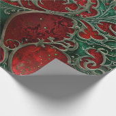 Gotisch kerstpapier cadeaupapier (Hoek)
