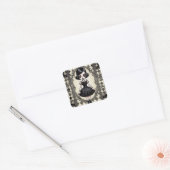  Gotisch Klein Zwart Jurk Sticker (Envelop)