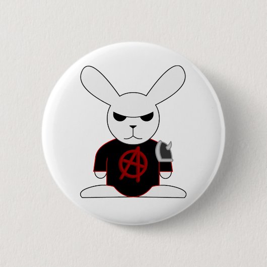 Gotisch Konijntje Bruno Button (Voorkant)