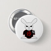 Gotisch Konijntje Bruno Button (Voorkant /achterkant)