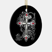 Gotisch kruis keramisch ornament (Rechts)