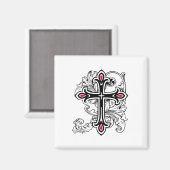 Gotisch kruis magneet (Voorkant / Achterkant)