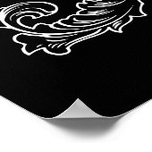 Gotisch kruis poster (Hoek)