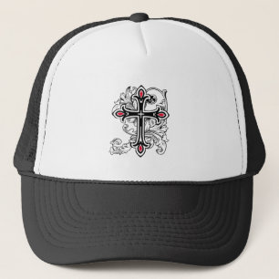 Gotisch kruis trucker pet