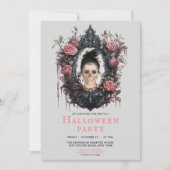 Gotisch lijst met rozen &custom grappige foto kaart (Voorkant)