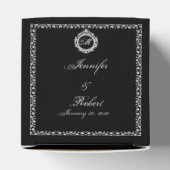 Gotisch Lijst Monogram Favor Box Bedankdoosjes (Bovenkant)