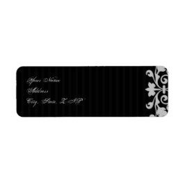 Gotisch Lijst Monogram retouradres Etiket