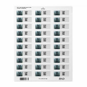 GOTISCH MEISJE Retouradreslabels Etiket (Full Sheet)