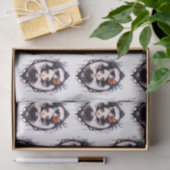 Gotisch Meisje Victoriaans Spiegel Wit Halloween Tissuepapier (Geschenk)