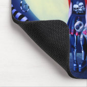 Gotisch meisje voodoo doll en griezelige wijnstokk muismat (Hoek)