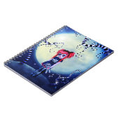 Gotisch meisje voodoo doll en griezelige wijnstokk notitieboek (Linkerzijde)