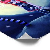 Gotisch meisje voodoo doll en griezelige wijnstokk poster (Hoek)