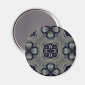 Gotisch middeleeuws gedetailleerd patroon magneet (Voorkant / Achterkant)