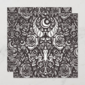 Gotisch monochroom patroon (Voorkant / Achterkant)