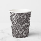 Gotisch monochroom patroon papieren bekers (Voorkant)