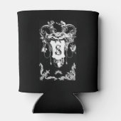 Gotisch monster antiek architecturale decoratie blikjeskoeler (Achterkant)