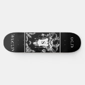 Gotisch monster antiek architecturale decoratie persoonlijk skateboard (Horizontaal)