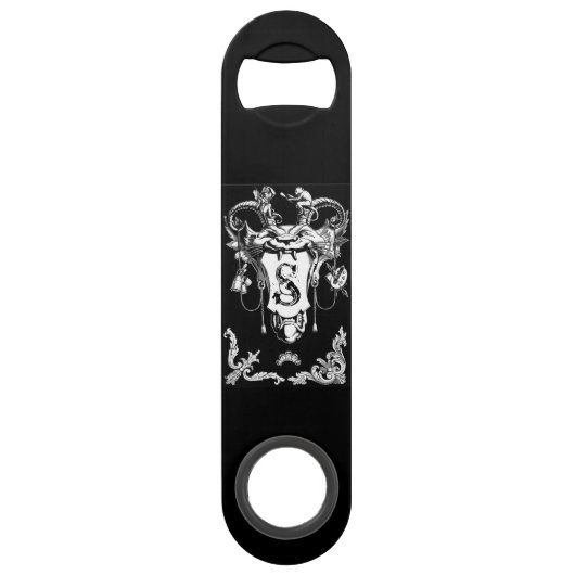 Gotisch monster antiek architecturale decoratie speed flessenopener (Voorkant)