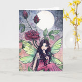 Gotisch nam het Wenskaart van de Fee met Molly Kaart (Gele Bloem)