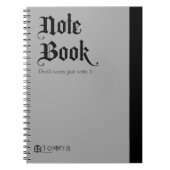 Gotisch notitieboek (Voorkant)