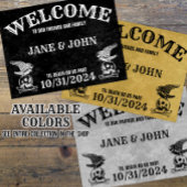 , Gotisch of Halloween bruiloft Welkom Poster