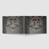 Gotisch ontwerp met coole schedels gastenboek (Volledig)