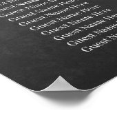 Gotisch ontwerp met coole schedels poster (Hoek)