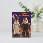 Gotisch Paar Uitnodiging Briefkaart (Staand voorkant)