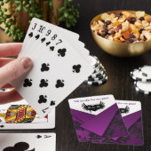 Gotisch Paarse, zwarte, witte, Florentijnse speelk Speelkaarten (Insitu)