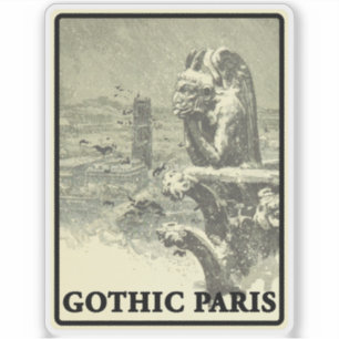 Gotisch Parijs - v2 Sticker