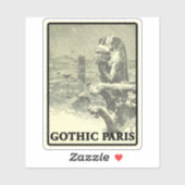 Gotisch Parijs - v2 Sticker (Vel)