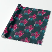 gotisch patroon cadeaupapier (Uitgerold)