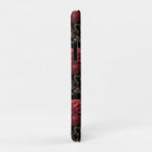 Gotisch patroon met rode rozen en kraaien Case-Mate iPhone case (Achterkant/rechts)